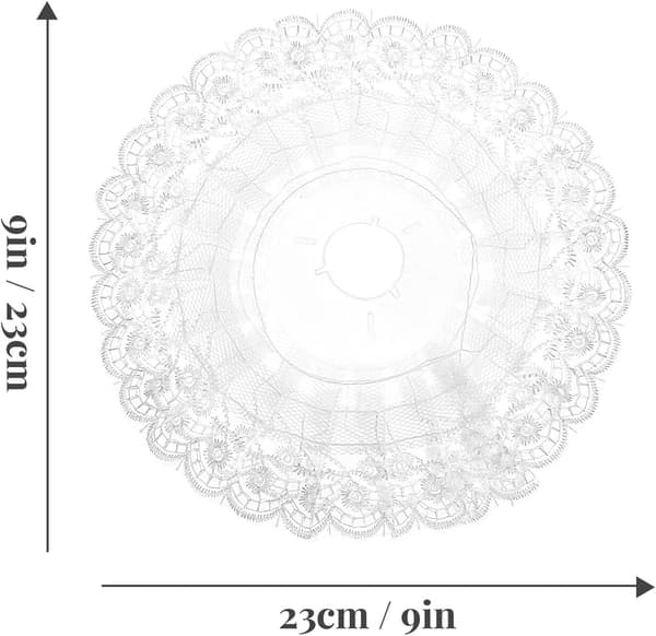 6 stk. hvite blomsterblondebuketthatter for brudeblomsterarrangement