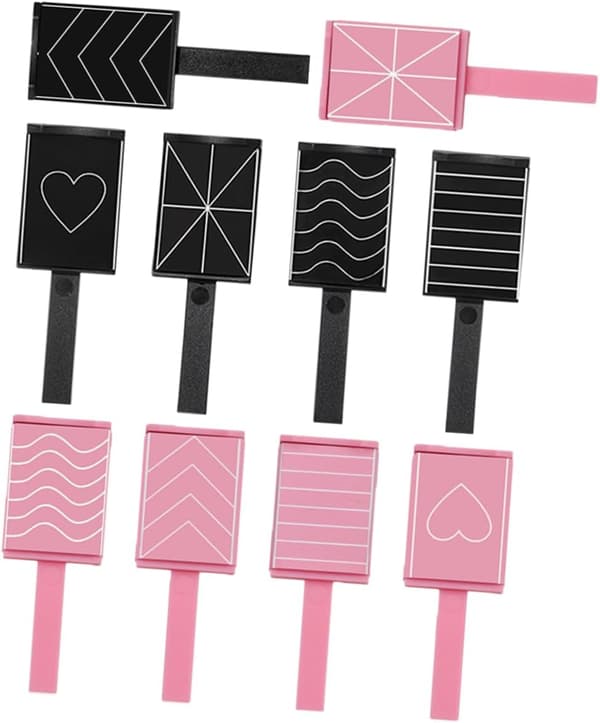 10 st magnetisk nageldesignkit nagelkonstmagneter kattögonmagneter för gellack