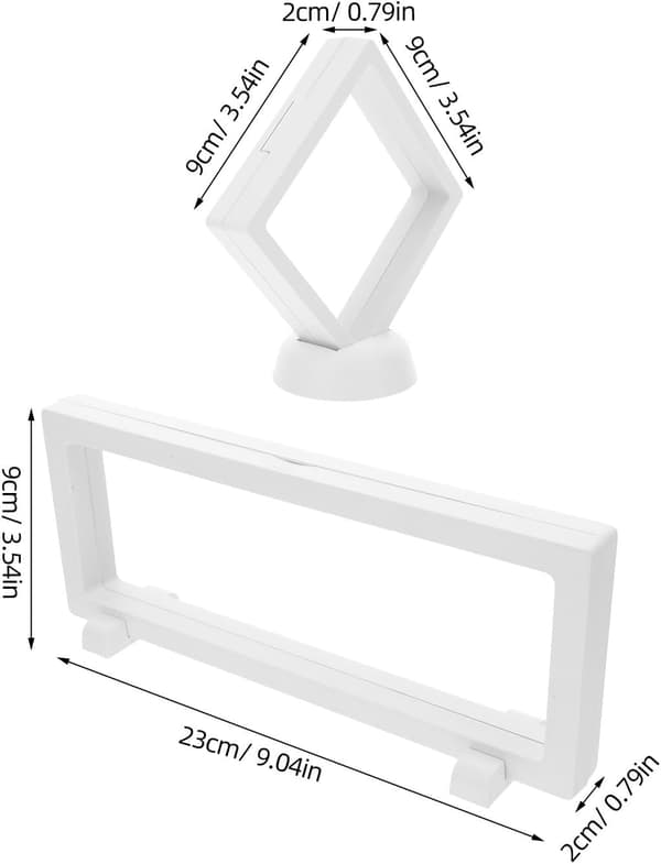 Flydende Ramme Display Case Slankt og Stilfuldt Design 6 Sæt Materiale Nem Montering og Alsidig Anvendelse