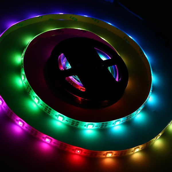 WS68 12 RGB 5050 SMD Vandtæt USB 5V LED Strip Lamper