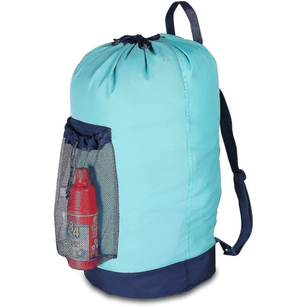 Backpack Laundry Bag,backpack With Shoulder Straps And Mesh Pocket