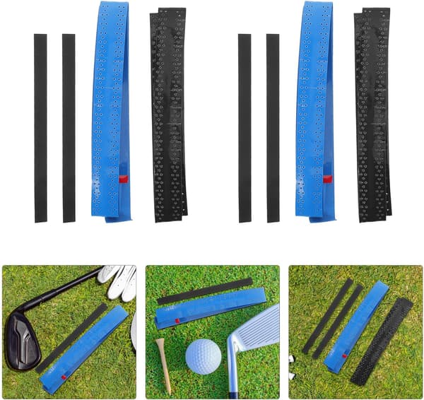 4 sett vanntett golfkøllegrepstape, PU Overgrip Anti-skli Bindingsstriper