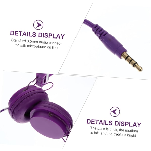 øre Spill Headset Hodetelefoner for PC Stereo Lyd Lett Bærbar Bursdag