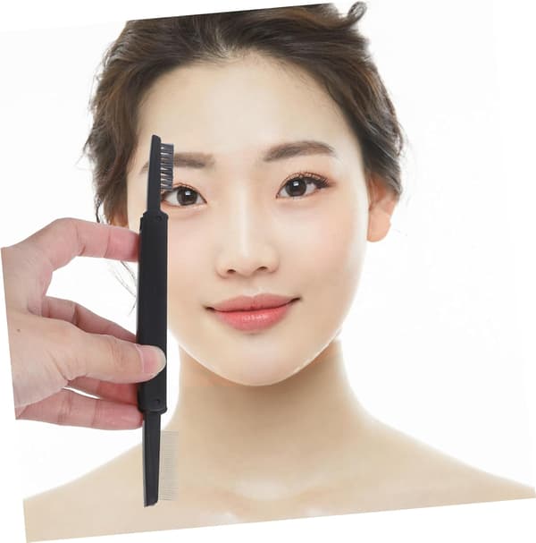2 stk. øjenvippebørste øjenvippebukker foldbar øjenvippemakeupbørste øjenbrynsplejeværktøj