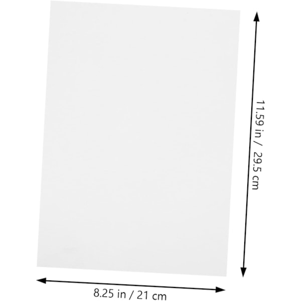 A4 Tjockt Akvarellpappersset 50 Ark Blankt Konstpapper