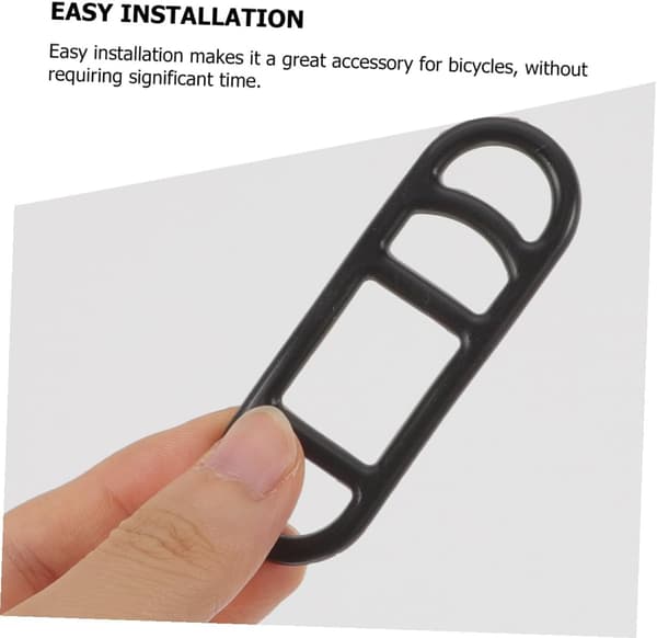 20 stk. sykkellampestropper, fleksible silikonfestebånd for LED-front- og baklykter