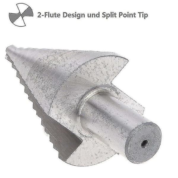Step Titanium Spiralspor Conisk Drillbitsett Hullkutter