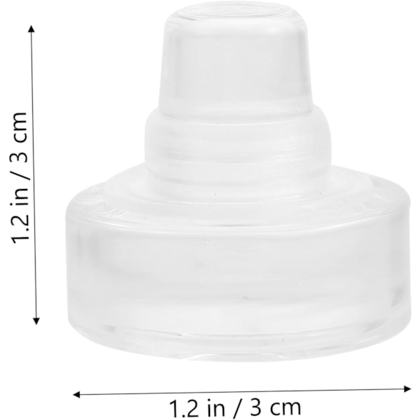10 stk. T-formede genanvendelige vinpropper af glas til vinflasker