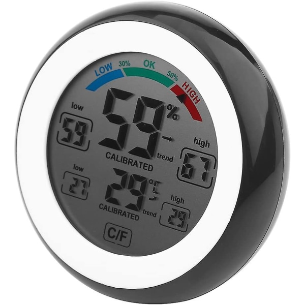 Digital LCD Temperaturtermometer Hygrometer Trådlös Elektronisk