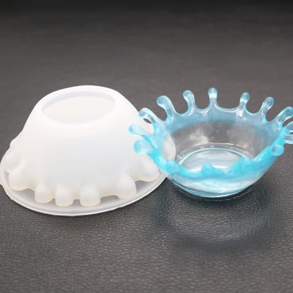 DIY Silikonform för Harts – Mini Vattendroppe Epoxiform för Heminredning Vit