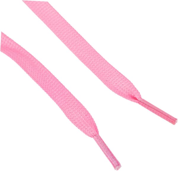 Flettet skolisse i polyester, flate skolisser, lang erstatning for