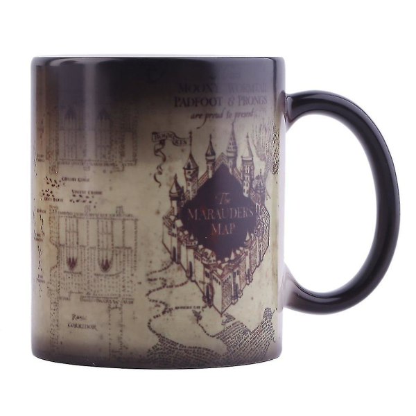 Magisk Färgväxlande Mugg Marauders Map Keramisk Kopp