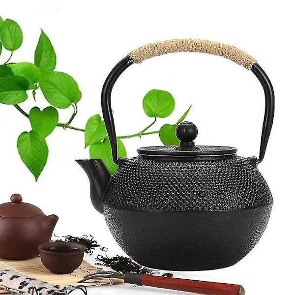 1,2l Japansk Tetsubin Stil Jern Tekande + Si