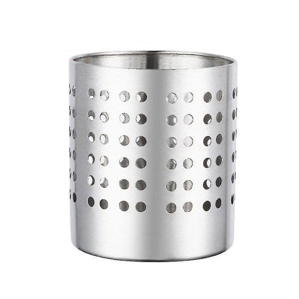 304 Less Steel Silver Filter Chop Stora Cyr Pyöreä 13,4x11,8 cm