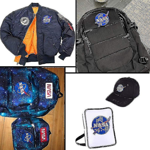 NASA 100th Space Shuttle Militær Oppdrag Logo Stryke-på-lapper 8-pakning For Klær
