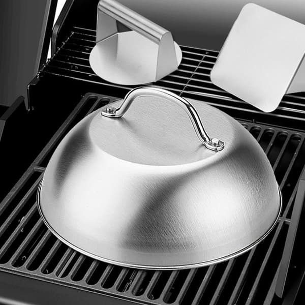 Hjemme Patty Press Burger Patty Press Dome Lokk Rustfritt Stål Solid Enkel å Bruke
