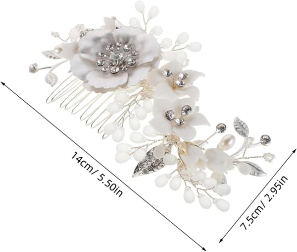 Elegant Strass Bröllopshårprydnad för Bruden Tidlösa Håraccessoarer