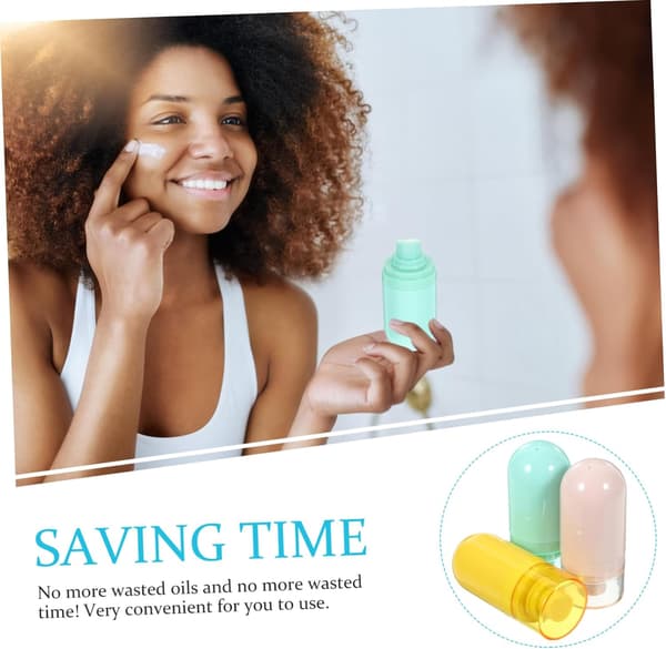 3 st 30 ml ABS-plast reseflaskor med vakuumspraypump