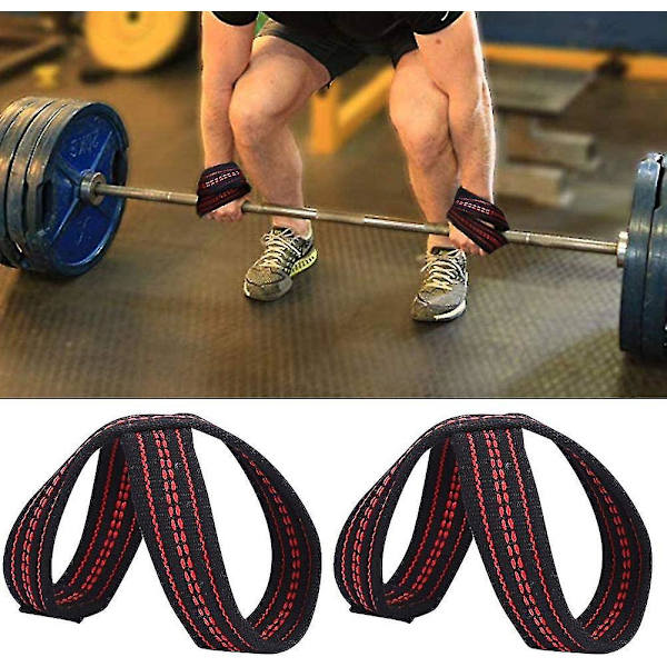 Vægtløftningsbælte, Bløde Fitness Træningsstøtte Håndbeskyttelsesærmer (2-pak, Sort)
