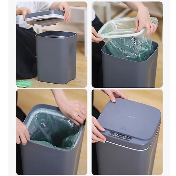 14L Intelligent Søppelbøtte Smart Sensor Søppelbøtte