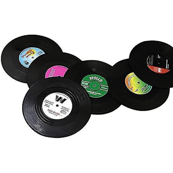 Vinyl Coaster CD Plate Cup Drinks Holder Mat