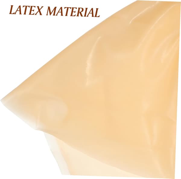 Elastisk strekkbar latex skallet hette parykkhode for skallet hode Halloween-dekor
