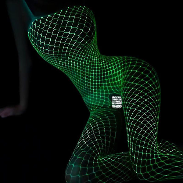 Fishnet Strømper Lysende Fishnet Strømper Lysende Glødende Fishnet Sokker Glødende Strømper Hvide Fishnet Strømper Til Kvinder Strømper-yuhao