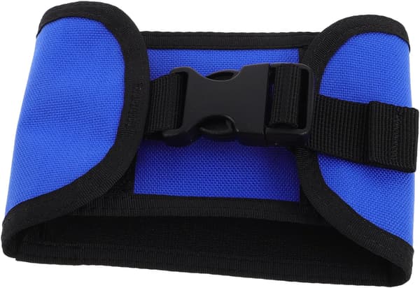 Dykkevektpose med hurtigspenne 2-3 kg justerbar sidemontert vektpose blå midje