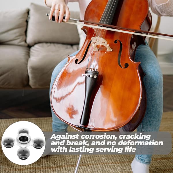 Cello Endpin Måtte Violin Antislip Måtte Professionelt Violin Tilbehør Gummi Abs
