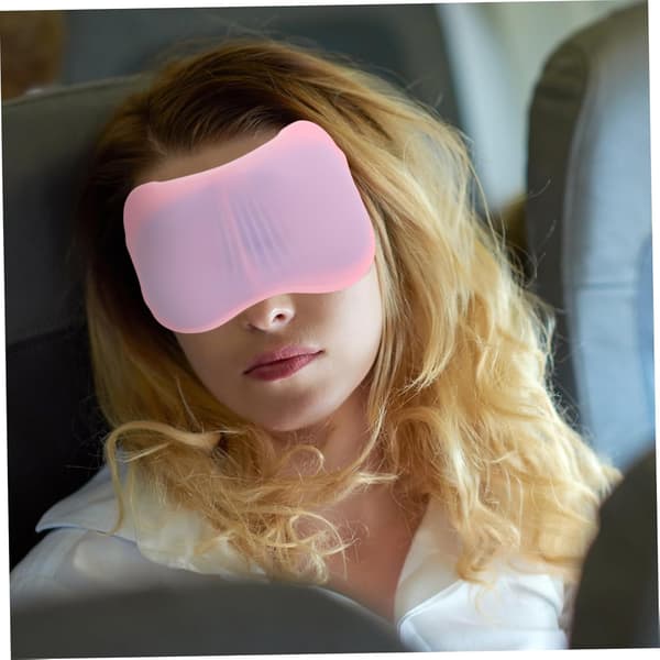 Silikongel øyemaske for reiseøye for flysøvn, blendingsfri deksel