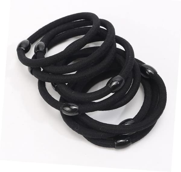 Elastiska hårband Elastiska hårband 8 st 5,5 cm diameter tjockt gummi för kvinnor flickor dagligt bruk