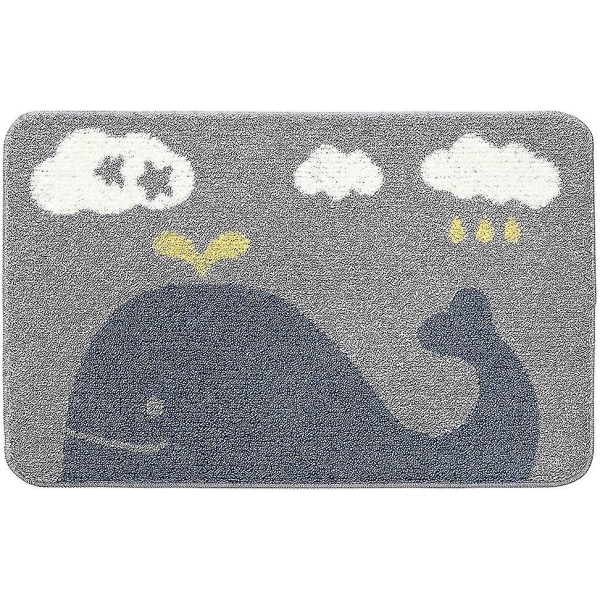 Vaskbar Anti-Skridsikker Bademåtte Puder Dørmatte Brusematte Bademåtte 60 X 40 Cm