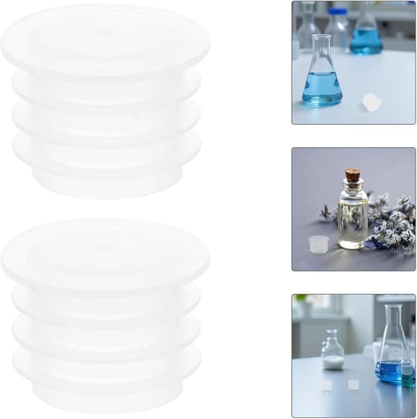 100 st plastflaskproppar, ersättningspluggar, återanvändbara lock för salt- och pepparströare och vinflaskor