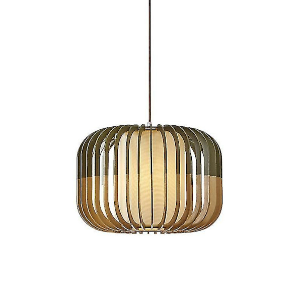 20cm Solid Træloftlampe LED Tre-farvet Lys