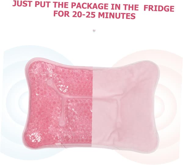Återanvändbar Gel Ice Pack Kudde för Smärtterapi, Flexibel Kylpåse med PVC- och Polyestermaterial