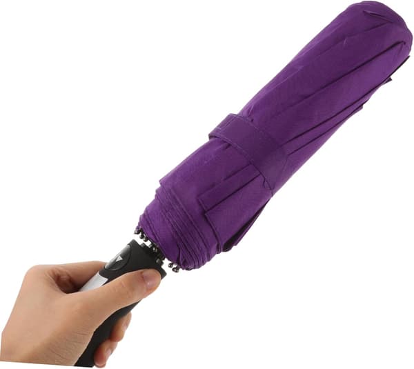 Automatiskt paraply vindtätt hopfällbart bärbart för utomhusresor UV-skydd extra stort för regn och sol