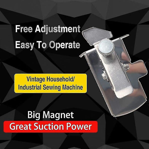 Magnetisk sømguide for symaskin, multifunksjonell symaskin trykkfot hemming, symaskintilbehør 3Pcs