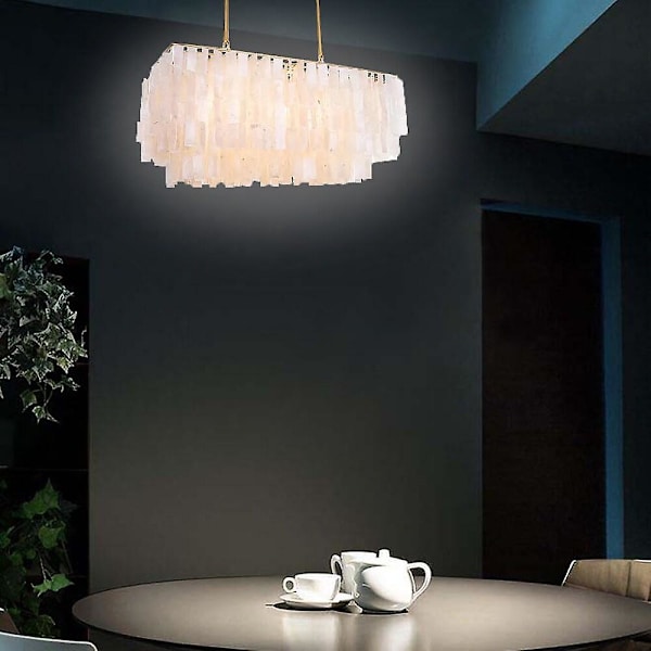77cm Hängande Lykta Design Chandelier Metall Mässing Klassisk