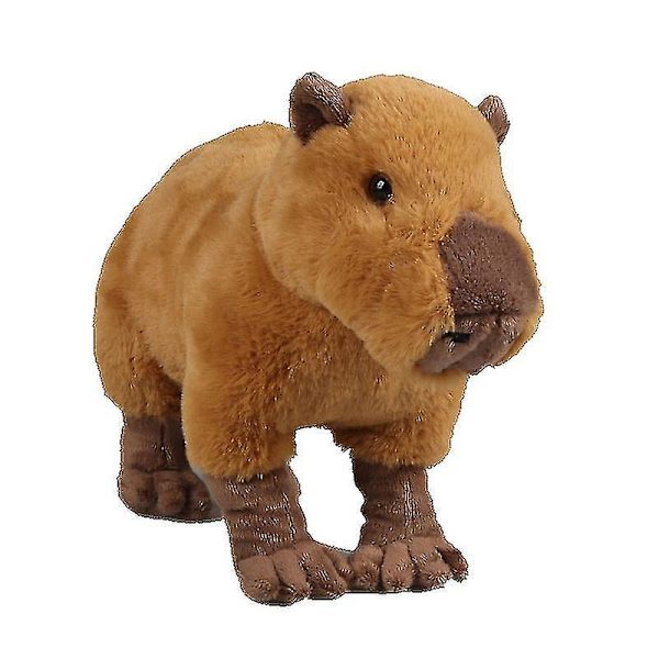 33 cm Simuloitu Kapibara Pehmolelu Kawaii Täytetty Nuken Pehmeä Eläin Lapsille Tytöille Syntymäpäivälahja