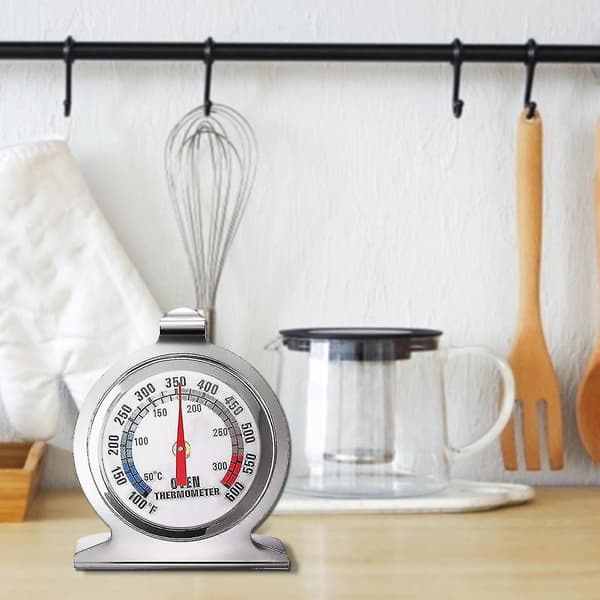 Ovn Termometer 100-600 F Instant Læsning Krog Panel Base