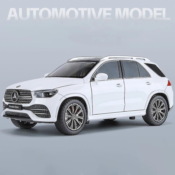 1:24 Benz Gle350 Gle Suv Legetøj Bil Diecasts Legetøjskøretøjer Bilmodel Lyd og lys Træk tilbage Billegetøj til børn Gaver Black