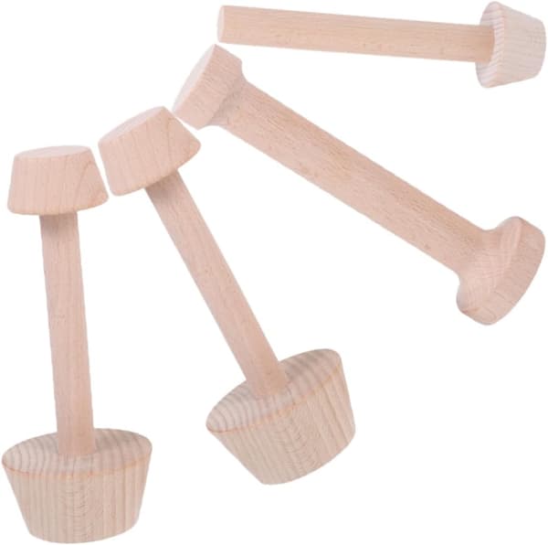 4 stk. treterteformer Eggterteforming DIY kakebakeredskap