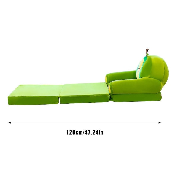 Fällbar Barnsoffa Toddlerstol Plysch Lat Komfortabel Soffa
