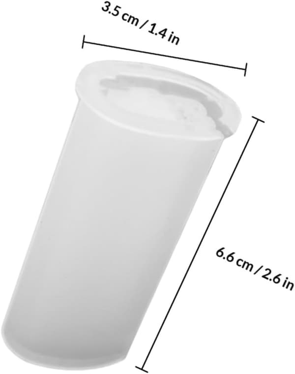 4 stk. DIY silikoneharpiksstøbeforme til lighterdækselbeskyttelse, epoxyudsmykningsformsæt