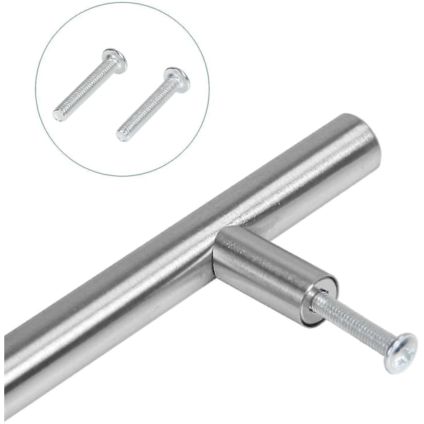 20 kpl Keittiön Kaapin Ovi Ruostumaton Teräs 128mm