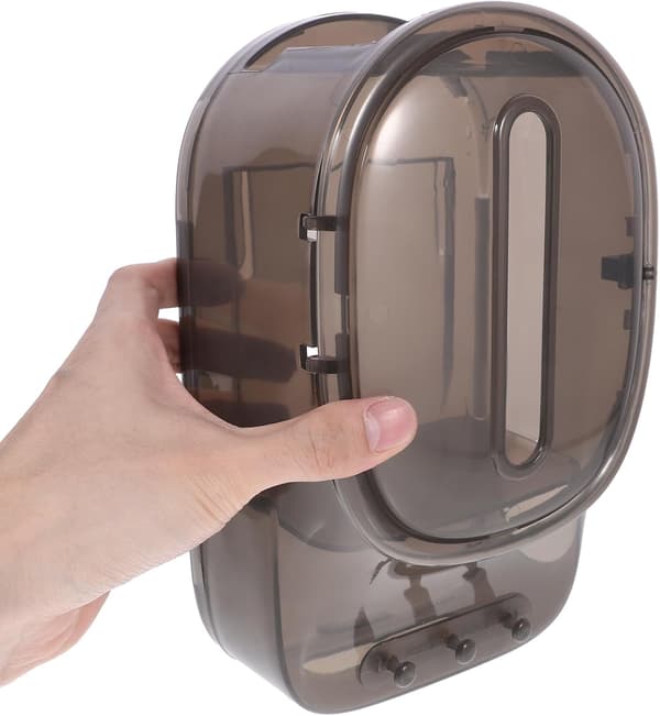 Veggmontert tørkepapirholder Enkel, stilig PP-materiale Enkel å installere Solid design Papir