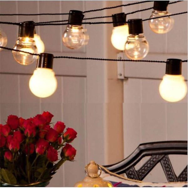 10 LED-lampun joulukuusivalot joustavalla johdolla