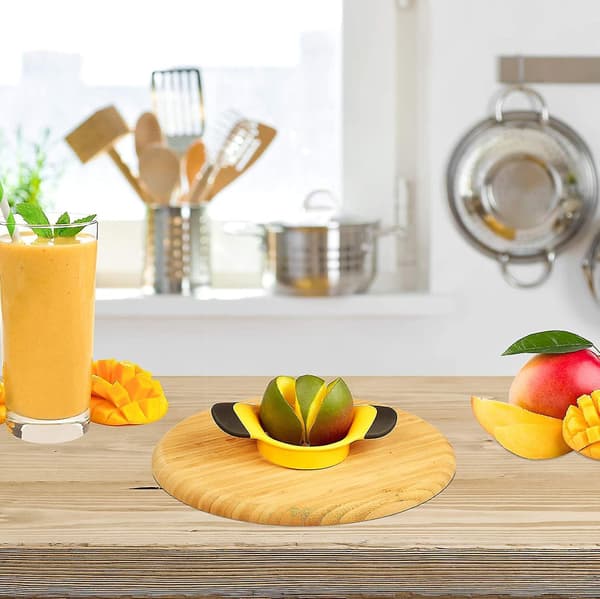 Mango Skärare Skär Kärnan Mango Halksäker Handtag Rostfritt