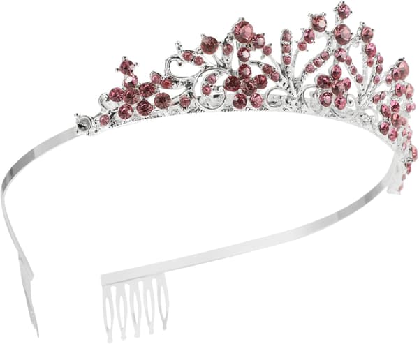 Luksuriøs brudehodeplagg for kvinner med krone til bryllup Rhinestone Tiaraer Hårbånd Bryllupshodeplagg