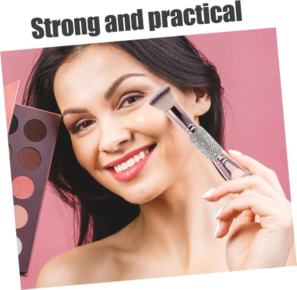 Makeupbørster Dobbeltsidet børste til flydende foundation Foundation Blush Bløde børster f